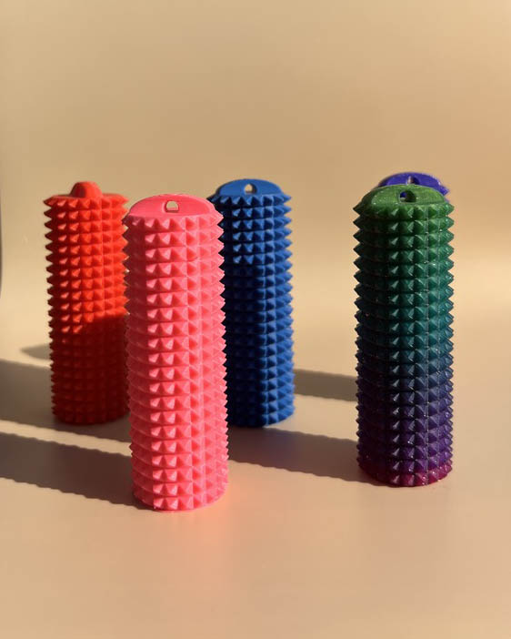 Chunky Textured Stim Toy: Portable Sensory Fidget Tool