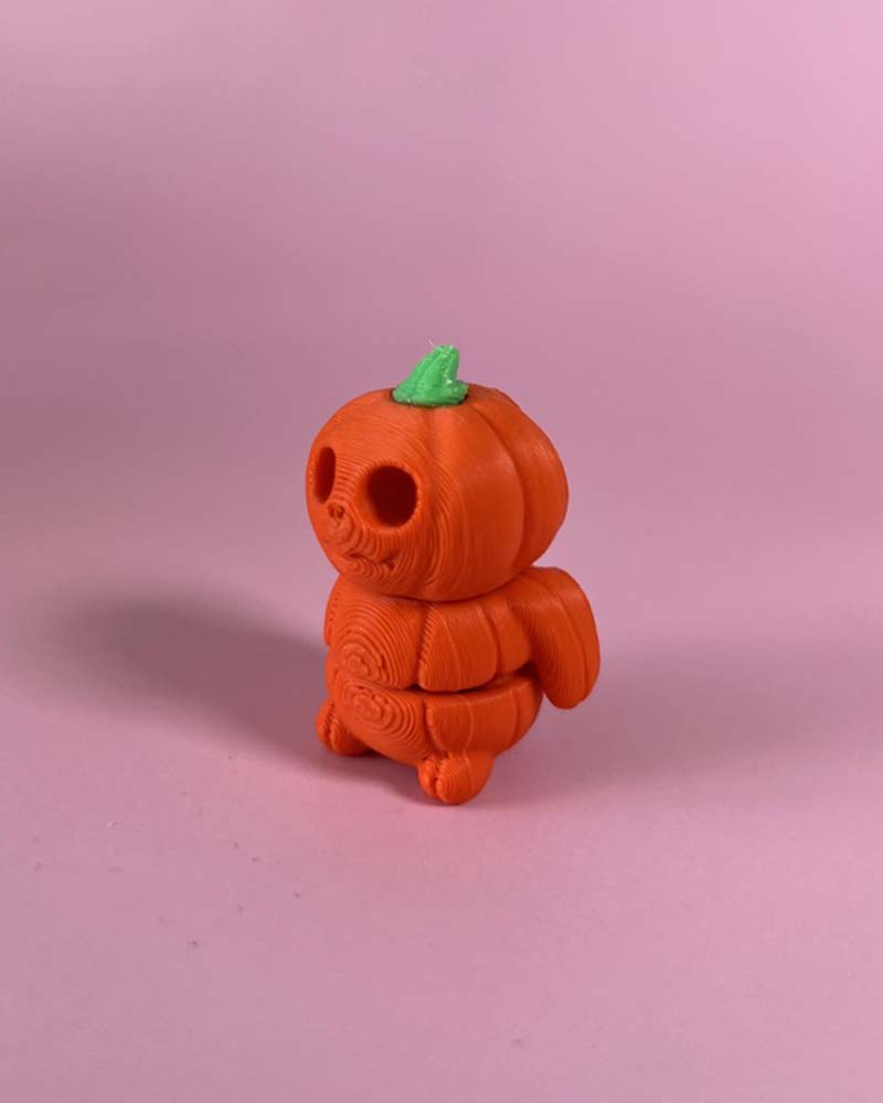 Pumpkin Monster Halloween Wiggly Toy