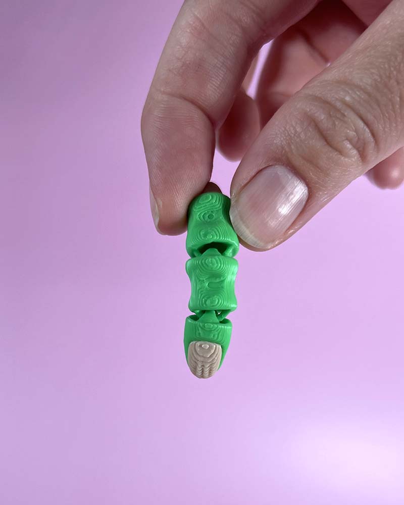 Green Zombie Finger Halloween Wiggly Toy