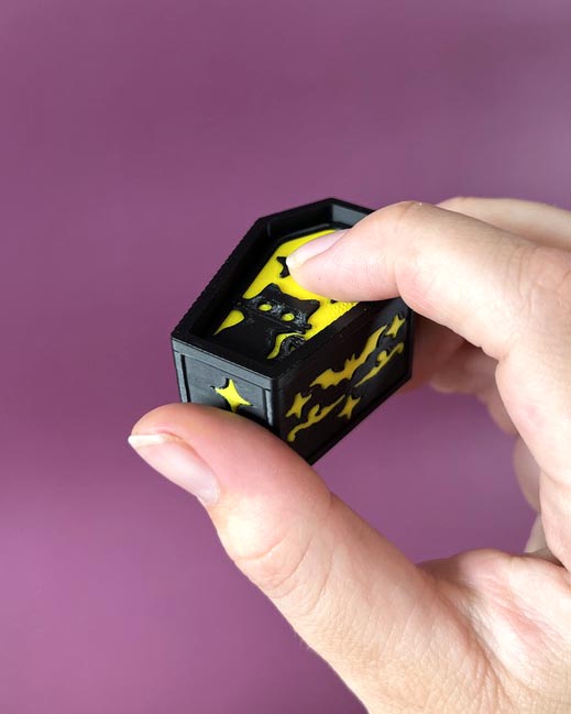 Gothic Coffin Clicker Fidget Toy