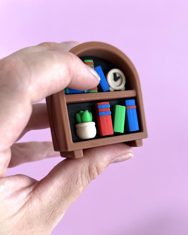 Bookshelf Clicker Fidget Toy