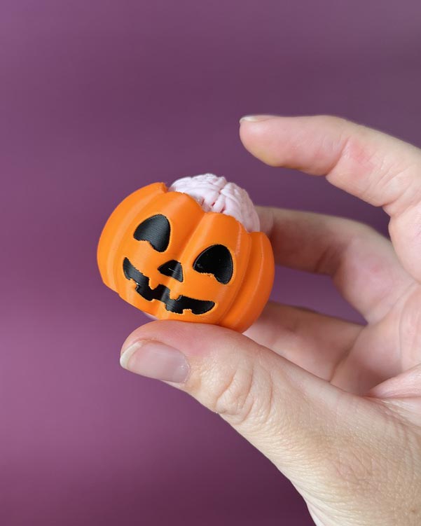 Pumpkin Clicker Fidget Toy