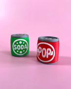 Soda and Pop Can Clicker Fidget Toy