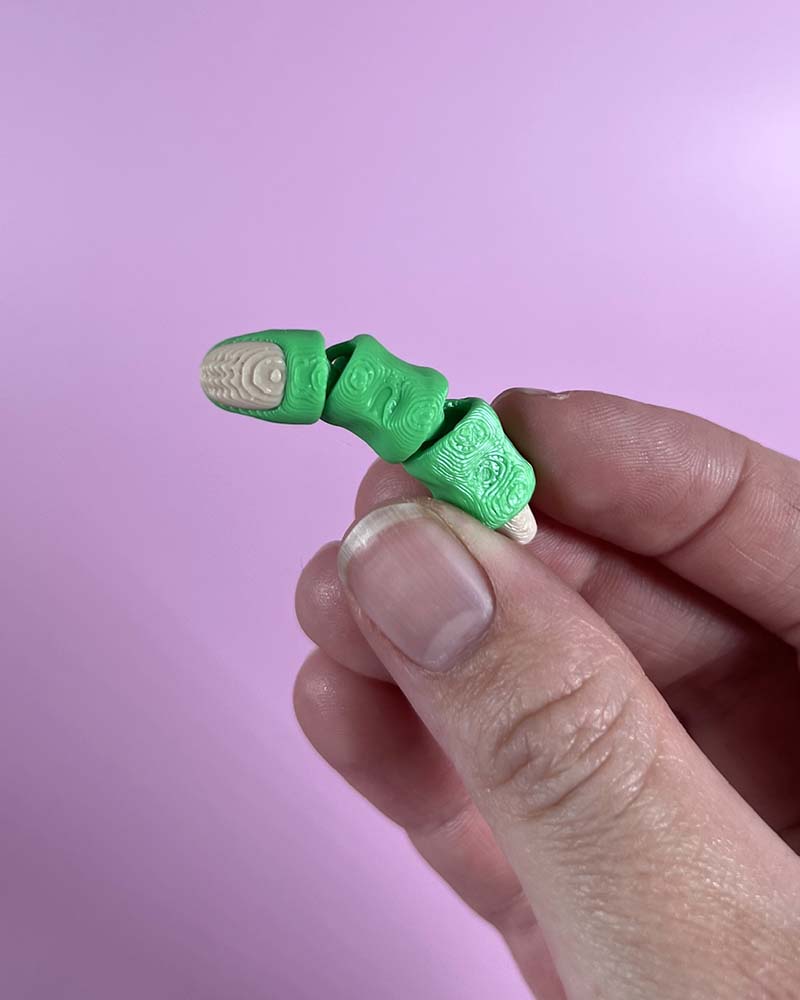Green Zombie Finger Halloween Wiggly Toy