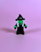 Green Witch Halloween Wiggly Toy