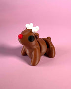 Red Nosed Reindeer Chrsitmas Wiggly Toy