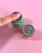 Soda and Pop Can Clicker Fidget Toy