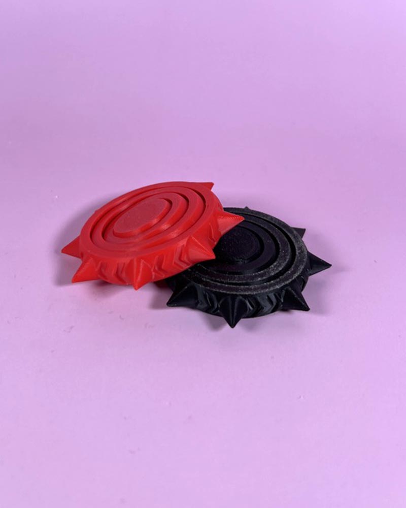 Sharp spiked Pain Stim Spinner