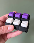 3 Key Textured Clicker Fidget Toy