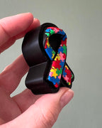 Autism Awareness Ribbon Clicker Fidget Toy
