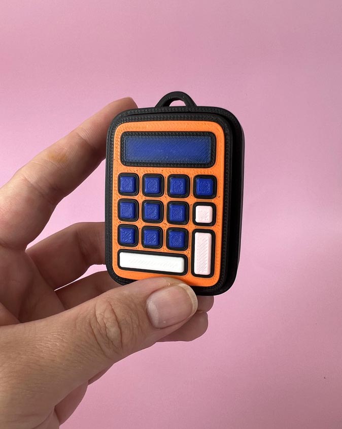Calculator Clicker Fidget Toy