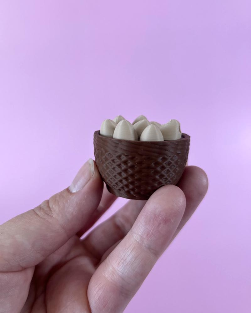 Egg Basket Clicker Fidget Toy