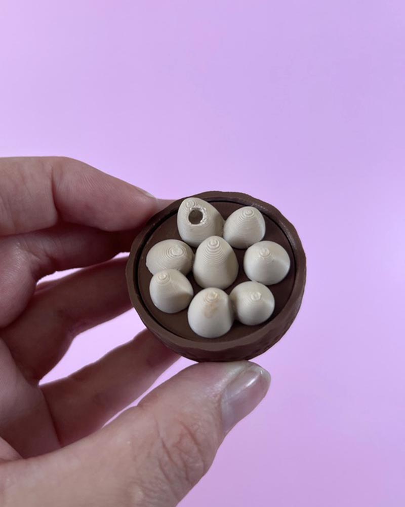Egg Basket Clicker Fidget Toy