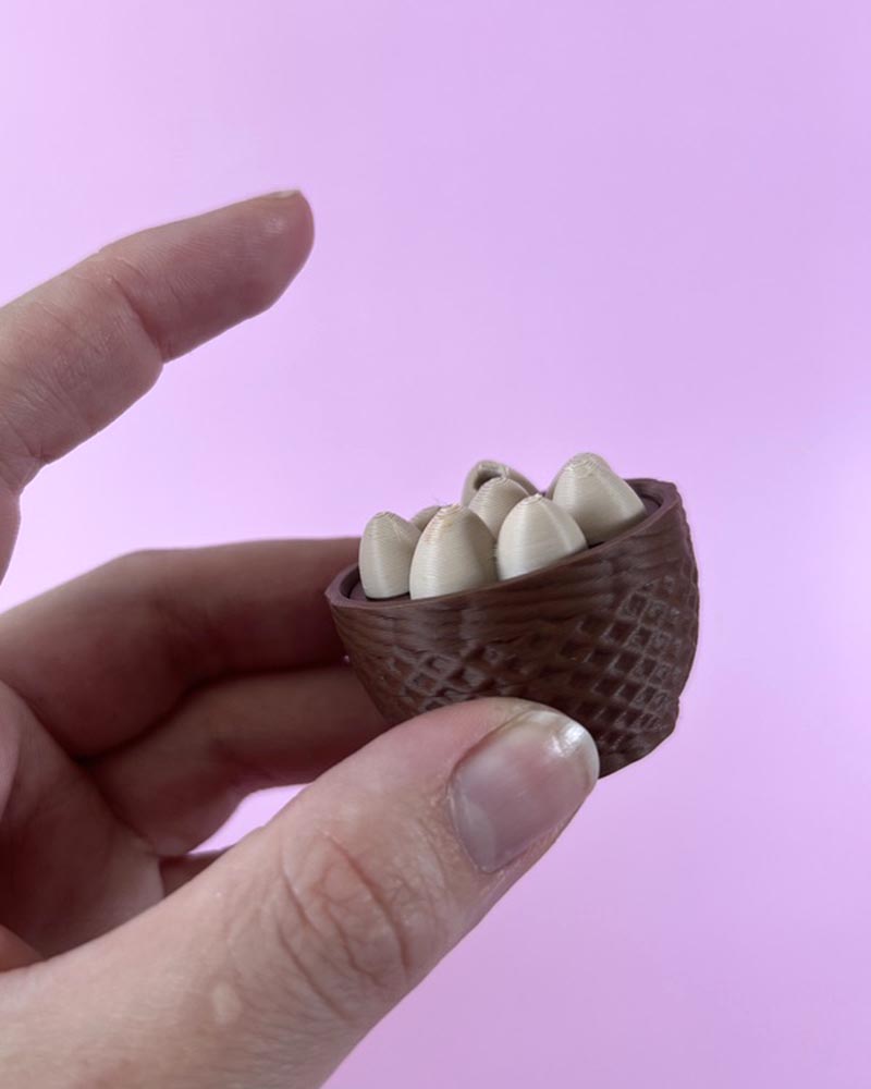 Egg Basket Clicker Fidget Toy