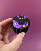 Halloween Bat Cupcake Clicker Fidget Toy
