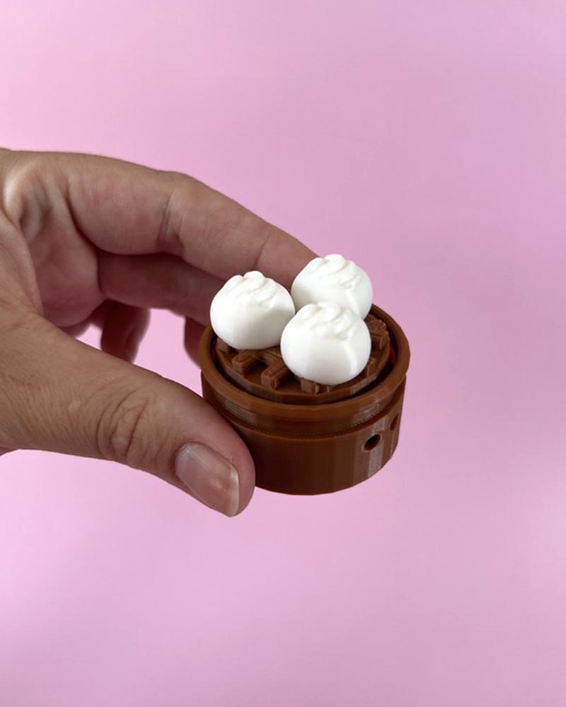 Boa Bun Basket Fidget Toy