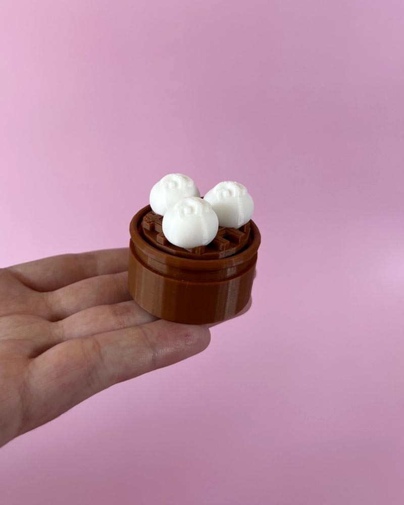 Boa Bun Basket Fidget Toy