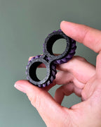 Color Changing Dual Texture Fidget Ring Spinner