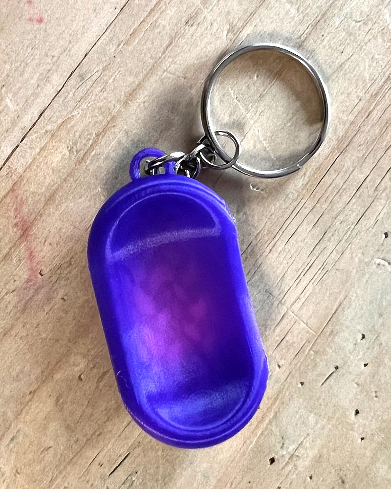 Colour Changing Worry Stone Fidget Keychain