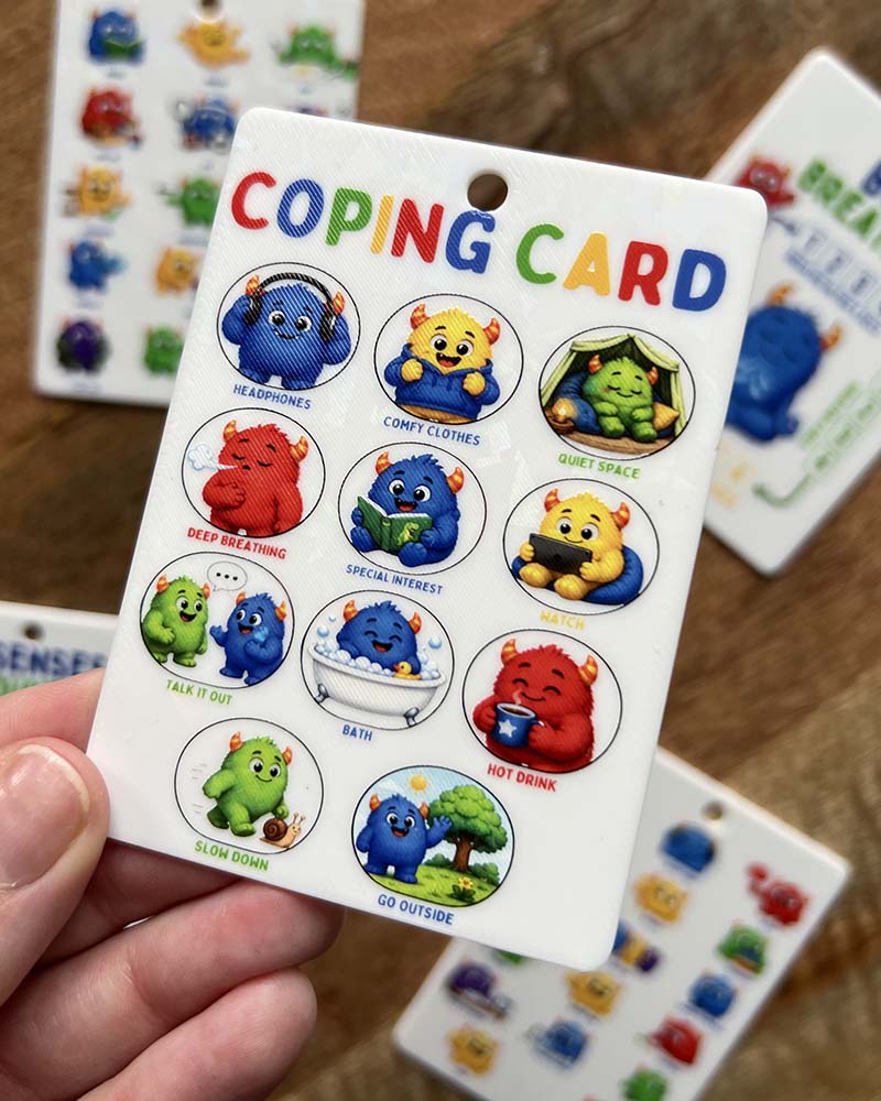 Monster Emotional Regulation Cards