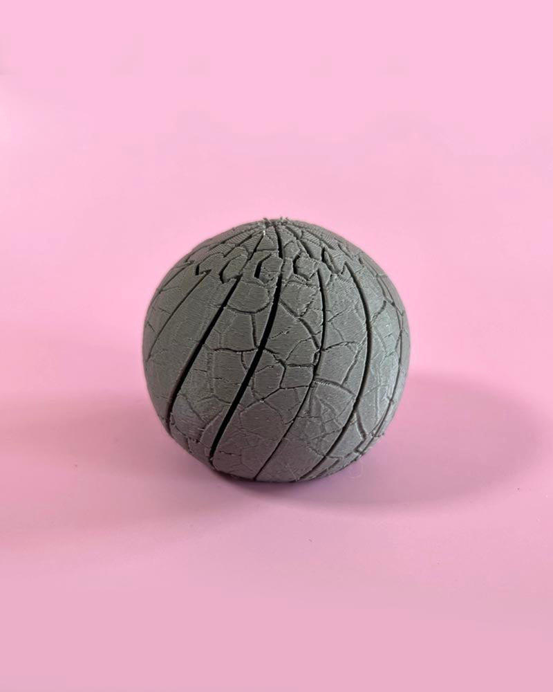 Cracked Earth Egg Flexi Fidget Toy