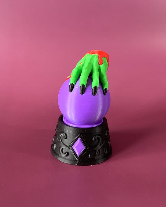 Witch Crystal Ball Clicker Fidget Toy