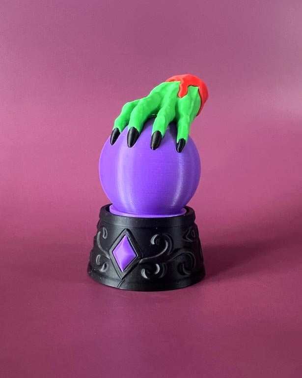 Witch Crystal Ball Clicker Fidget Toy