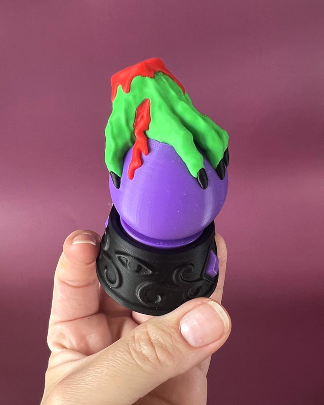 Witch Crystal Ball Clicker Fidget Toy
