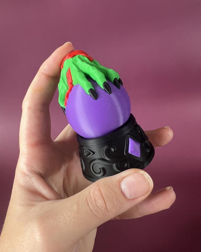 Witch Crystal Ball Clicker Fidget Toy