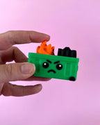 Dumpster Fire Clicker Fidget Toy