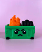 Dumpster Fire Clicker Fidget Toy