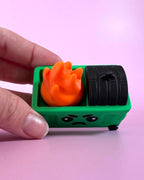 Dumpster Fire Clicker Fidget Toy