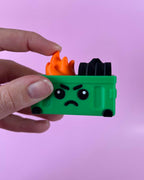 Dumpster Fire Clicker Fidget Toy