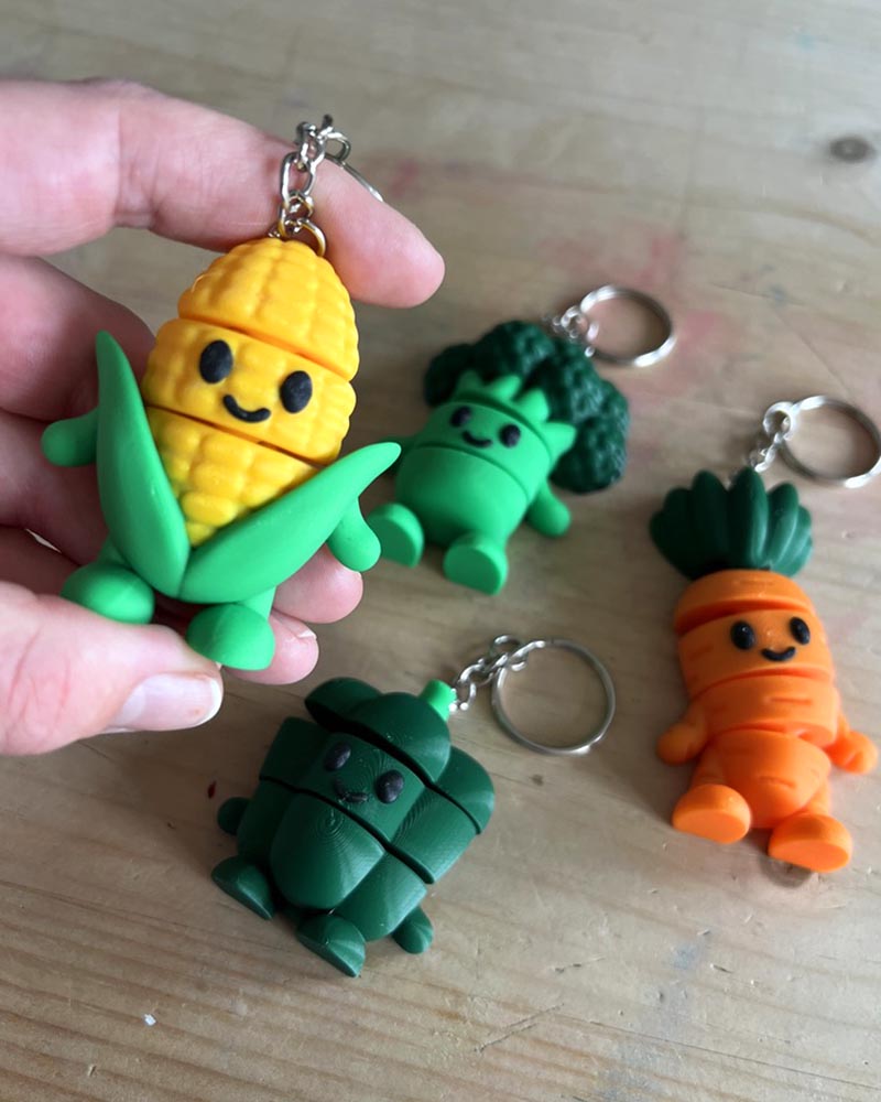 Cute Flexi Fidget Vegetables
