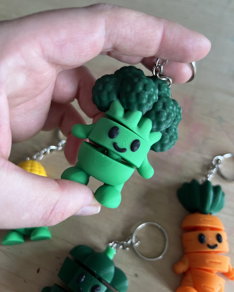 Cute Flexi Fidget Vegetables