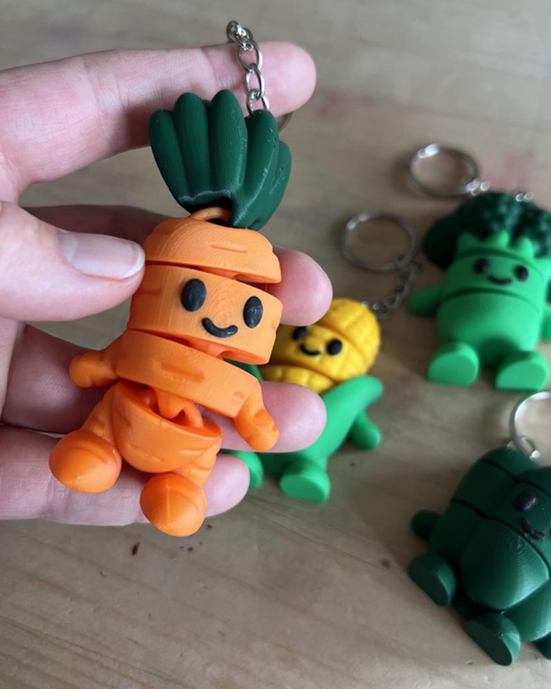 Cute Flexi Fidget Vegetables