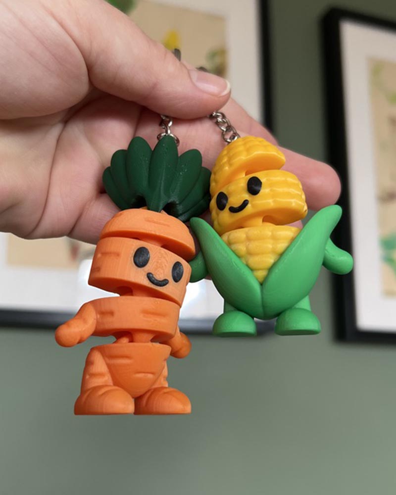 Cute Flexi Fidget Vegetables