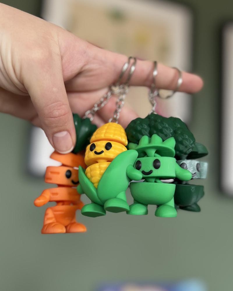 Cute Flexi Fidget Vegetables