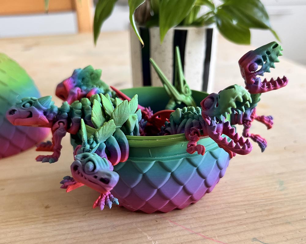 Flexi Dino Skeleton Egg Bundle