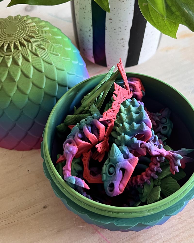 Flexi Dino Skeleton Egg Bundle