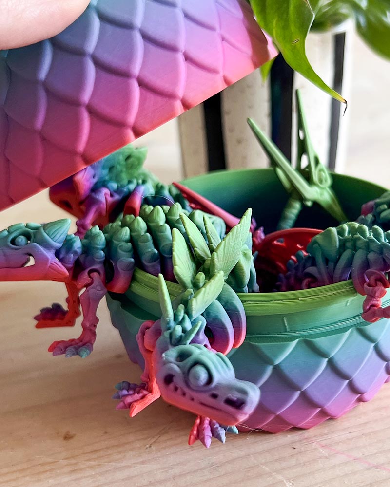 Flexi Dino Skeleton Egg Bundle