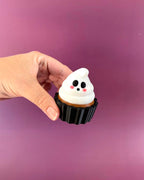 Ghost Cupcake Clicker Fidget Toy