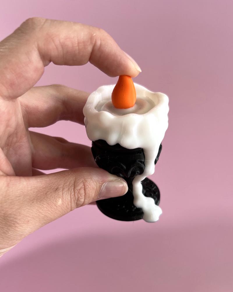 Gothic Candle Stick Clicker Fidget Toy