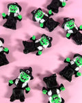 Green Witch Halloween Wiggly Toy