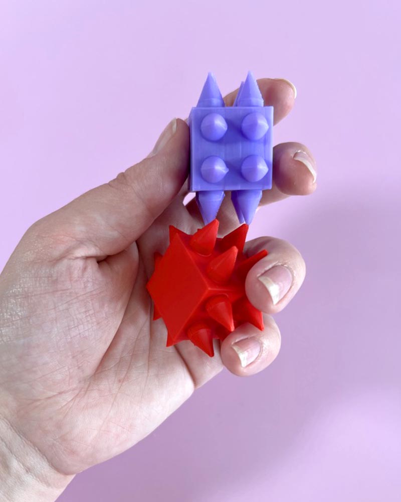 High Intensity Spiky Square Pain Stim