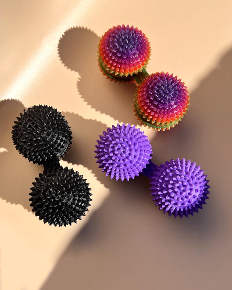 High Intensity Duel Spike Sphere Fidget Roller