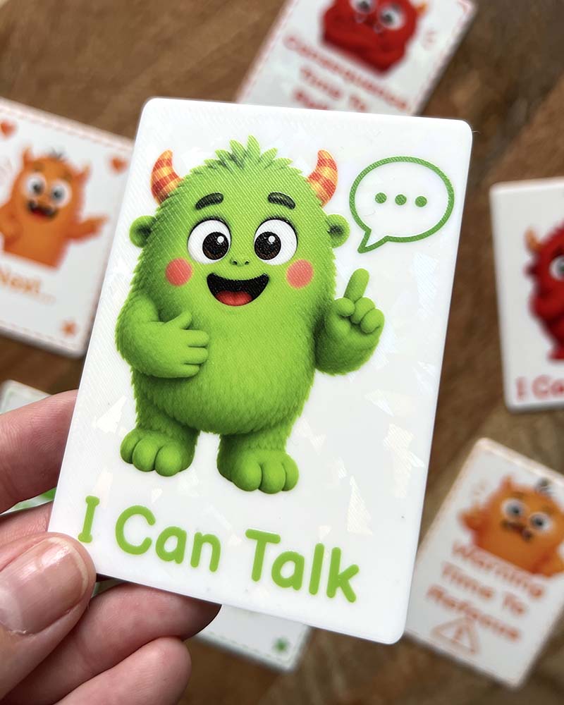 Monster I Can Talk / I Can’t Talk Communication Cards