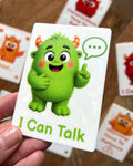 Monster I Can Talk / I Can’t Talk Communication Cards