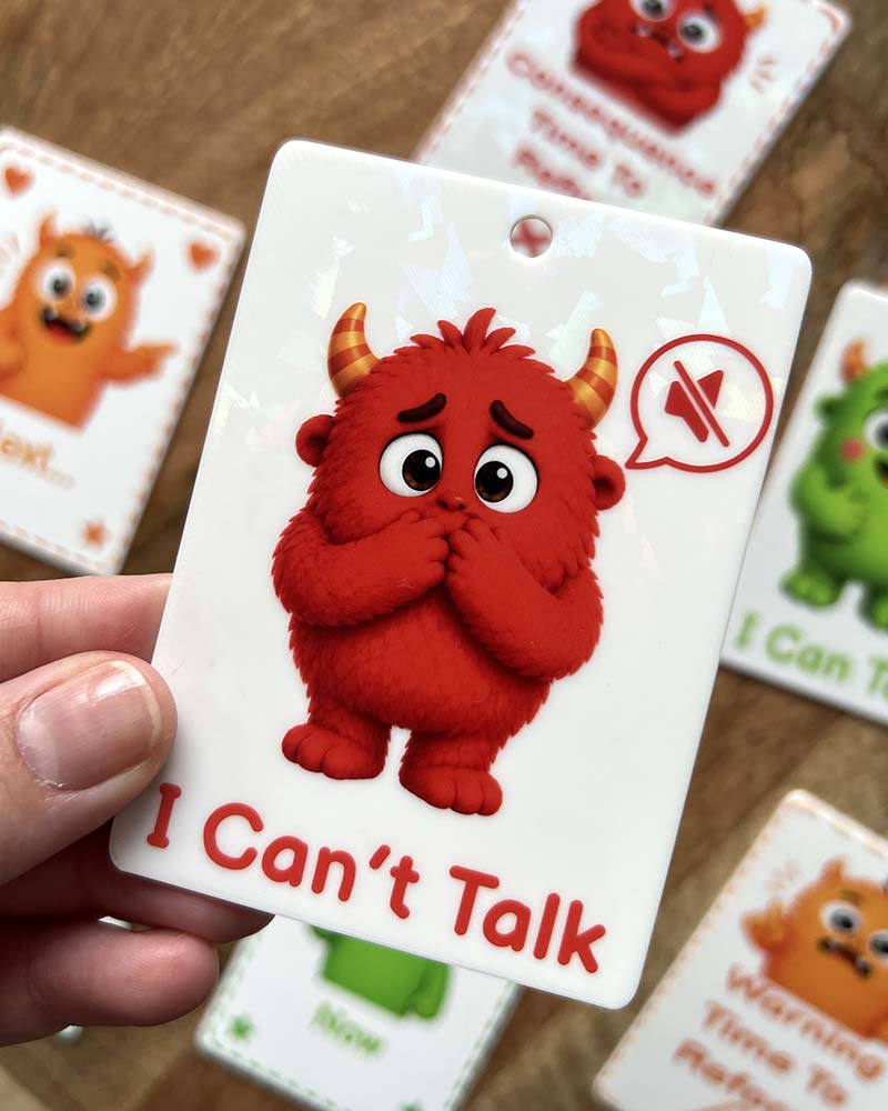 Monster I Can Talk / I Can’t Talk Communication Cards