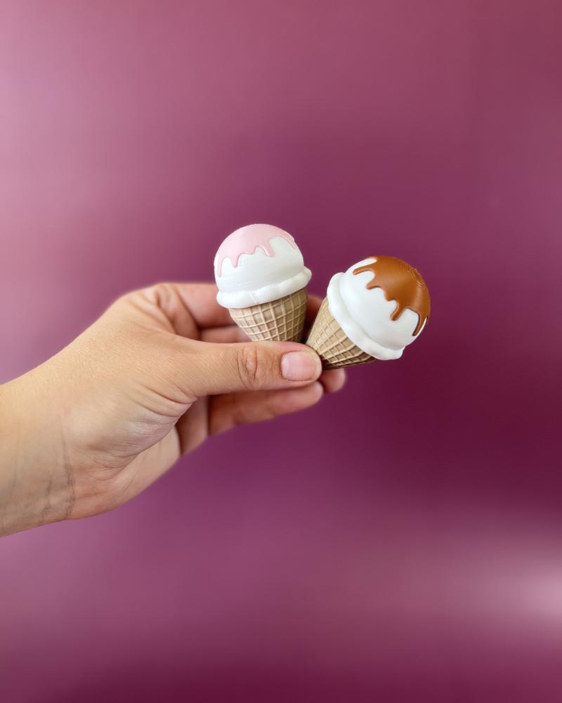 Ice Cream Cone Clicker Fidget Toy